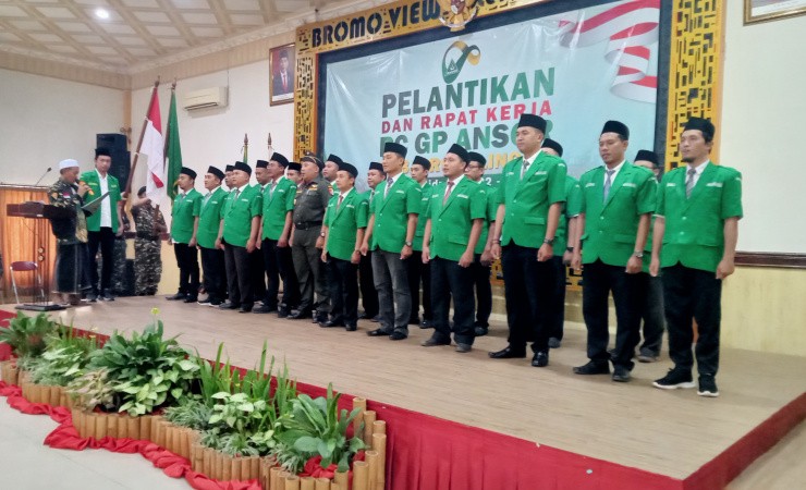 Pelantikan PC GP Ansor Kabupaten Probolinggo, Kader Ansor Harus Tetap Satu Komando